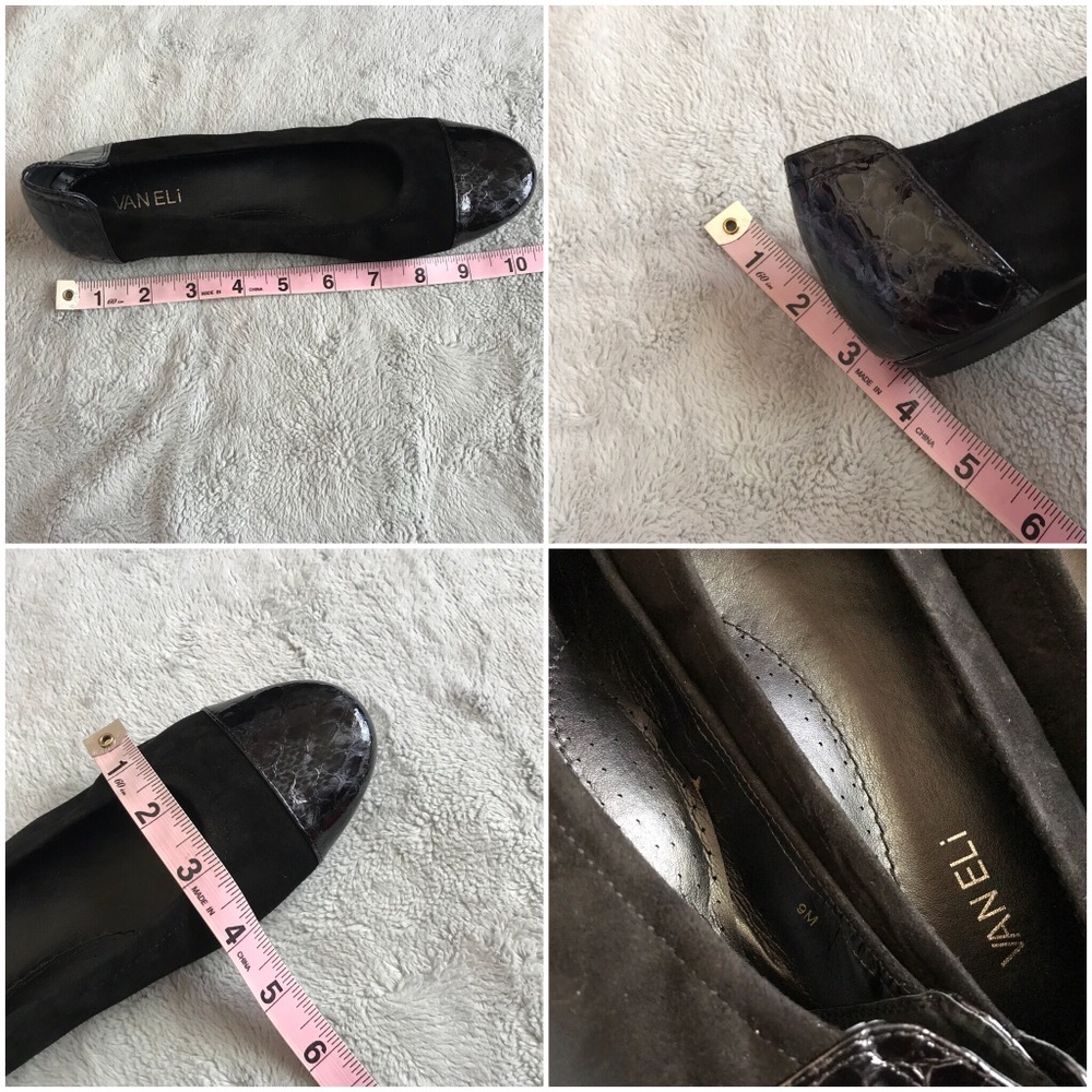 VANEli Sidony Suede Patent Leather Snake Flats - Picture 7 of 8